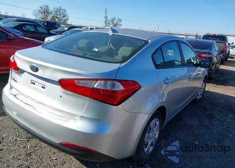 2014 Kia Forte Lx из США, поврежденный, VIN KNAFK4A65E5141720